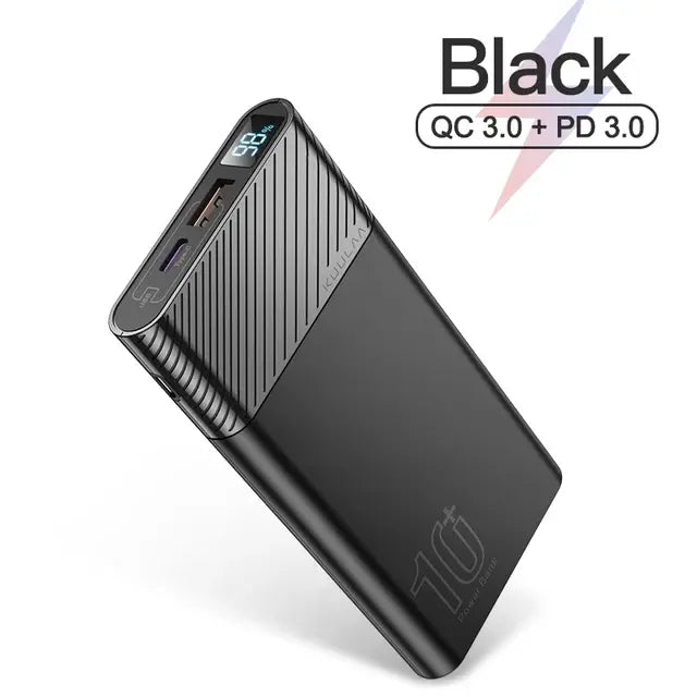 KUULAA Power Bank 10000mAh QC PD 3.0 Portable Power