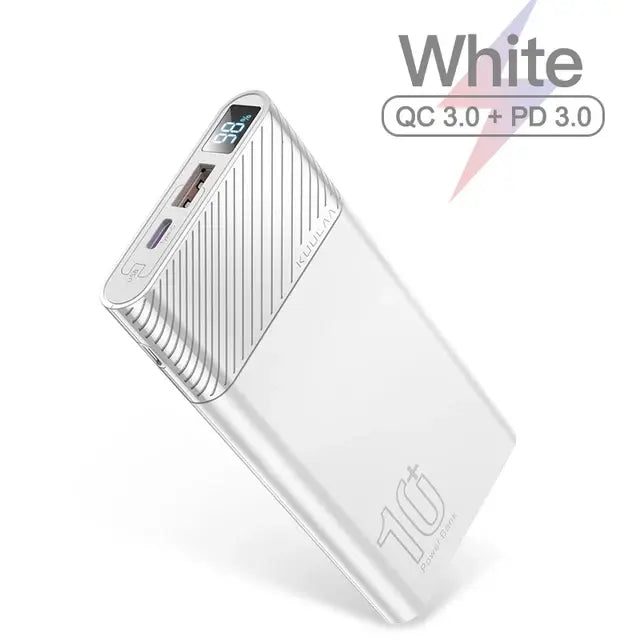 KUULAA Power Bank 10000mAh QC PD 3.0 Portable Power